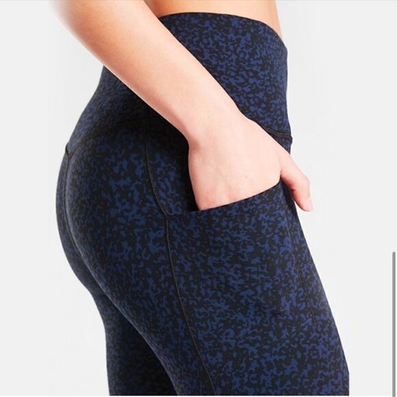 Athleta Ultimate Stash Pocket Gravel Tight Blue - Picture 12 of 15